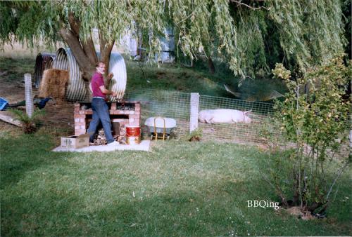 BBQing